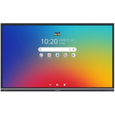 ViewSonic dotykový panel IFP8651 4K 86" Android 14 EDLA, 50 Multi touch,400nits,16G RAM/128GB,OPS slot,HDMI,VGA, DP,USB
