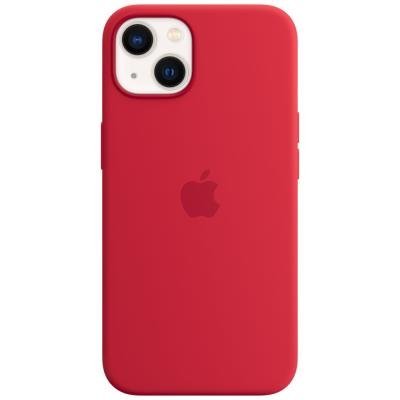 Apple silikonový kryt MagSafe pro iPhone 13 červený
