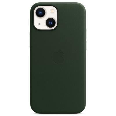Apple kožený kryt MagSafe pro iPhone 13 Mini sekvojově zelený