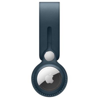 Apple AirTag Leather Loop baltsky modré