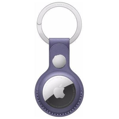 Apple AirTag Leather Key Ring šeříkově nachová