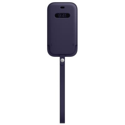 Apple kožené pouzdro MagSafe pro iPhone 12 mini temně fialové