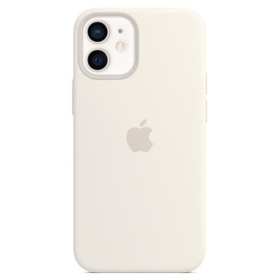 Apple silikonový kryt MagSafe pro iPhone 12, 12 Pro bílý