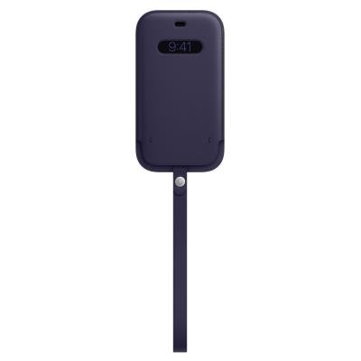 Apple iPhone 12 | 12 Pro Leather Sleeve with MagSafe - Deep Violet