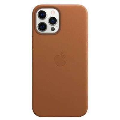 Apple kožený kryt MagSafe pro iPhone 12 Pro Max sedlově hnědý