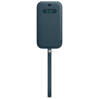 Apple kožené pouzdro MagSafe pro iPhone 12 Pro Max baltsky modré