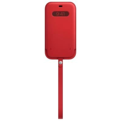 Apple kožené pouzdro MagSafe pro iPhone 12 Pro Max červené