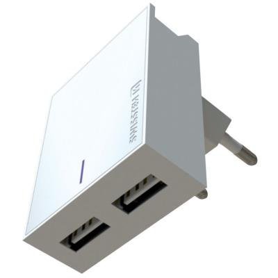 Napájecí adaptér SWISSTEN 2x USB-A + Lightning Mfi