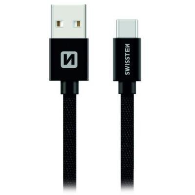 Kabel SWISSTEN USB 2.0 typ A na C 0,2m 