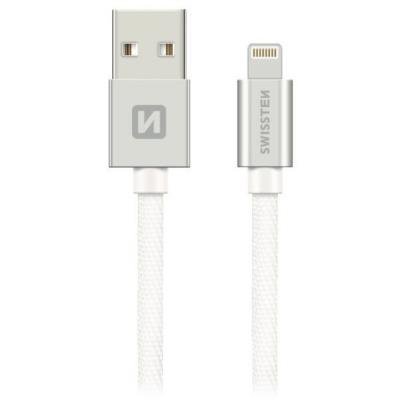 SWISSTEN USB 2.0 na Lightning 1,2m stříbrný