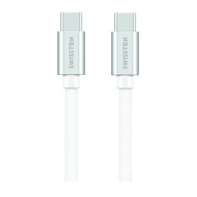 SWISSTEN USB-C na USB-C 1,2m stříbrný