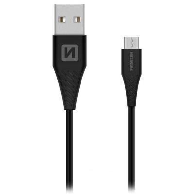 Swissten Datový Kabel Usb / Micro Usb 1,5 M Černý (6,5Mm)