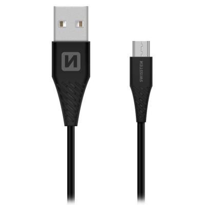 Swissten Datový Kabel Usb / Micro Usb 1,5 M Černý (9Mm)