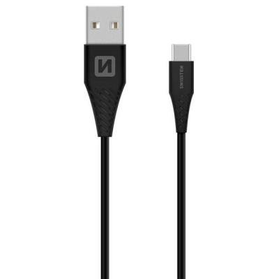 Swissten Datový Kabel Usb / Usb-C Super Fast Charging 5A 1,5M Černý