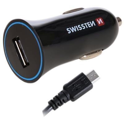 Swissten Cl Adaptér Na Usb 1A Power + Kabel Micro Usb