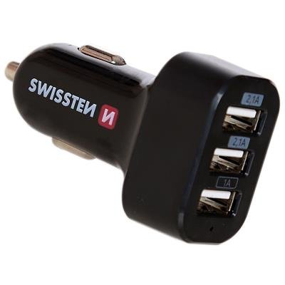 Swissten Cl Adaptér 3X Usb 5,2A Power 