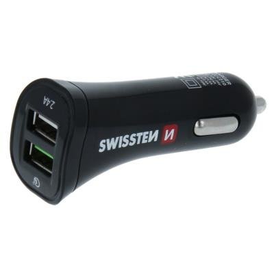 Napájecí adaptér SWISSTEN 2x USB + micro USB kabel