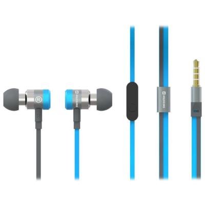 Headset SWISSTEN Earbuds Superbass YS900 modrý