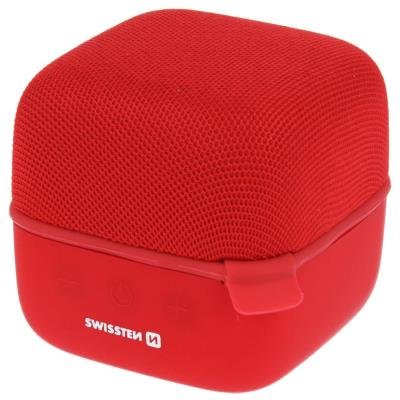 Reproduktor SWISSTEN Music Cube červený