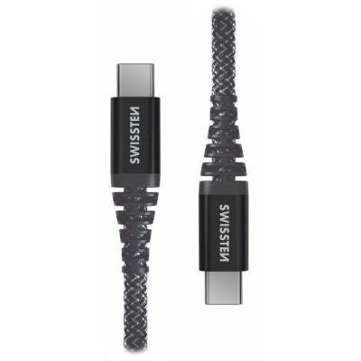 SWISSTEN KEVLAR USB-C na USB-C 1,5m