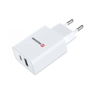 SWISSTEN 1× USB-C + 1× USB 10,5W