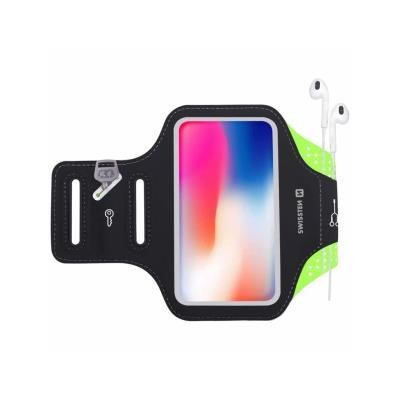 SWISSTEN ArmBand 7" černo-zelené