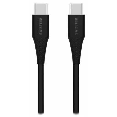 Swissten datový kabelusb-c/usb-c černý 1,2m  (eco balení)