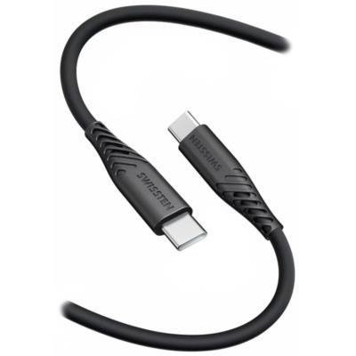 SWISSTEN SOFT SILICONE USB-C na USB-C 40cm