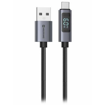 SWISSTEN LCD USB na USB-C 1,5m