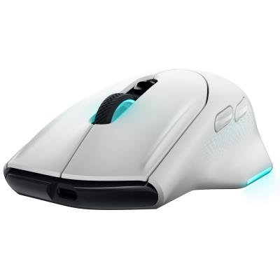 DELL myš Alienware Wireless Gaming Mouse AW620M / bezdrátová/ stříbrná