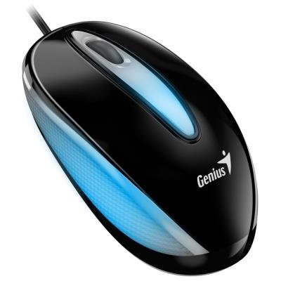 GENIUS DX-Mini Black/ wired/ 1000 dpi/ USB/ RGB LED