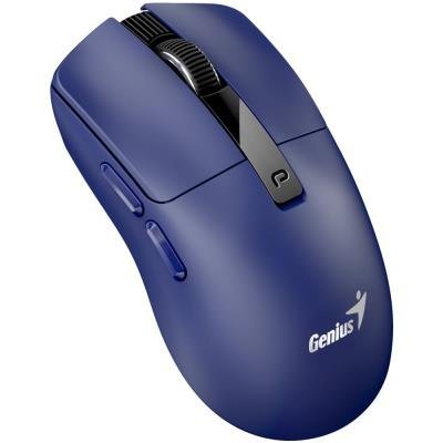 GENIUS NX-8280S BT Lightweight Navy Blue/ 3200 dpi/ bezdrátová/ dualní BT+2,4GHz/ tichá/ Copilot/ 6tlačítková/ modrá