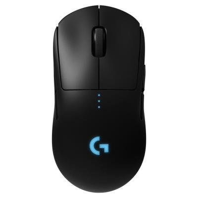 Logitech myš Gaming G PRO/ Bezdrátová/ Optická/ 25600dpi/ USB přijímač/ černá