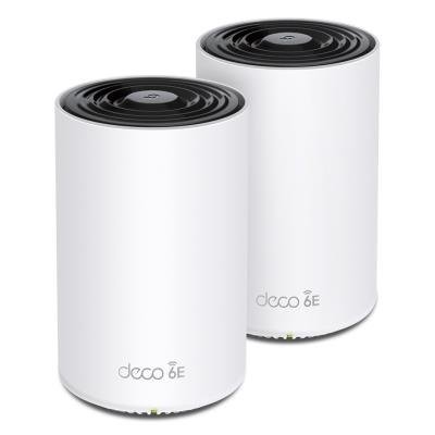 TP-Link Deco XE75 Pro(2-pack) - Triple Band Mesh systém AXE5400, Wi-Fi 6E, 1x 2,5Gbit WAN/LAN, 2x Gbit WAN/LAN