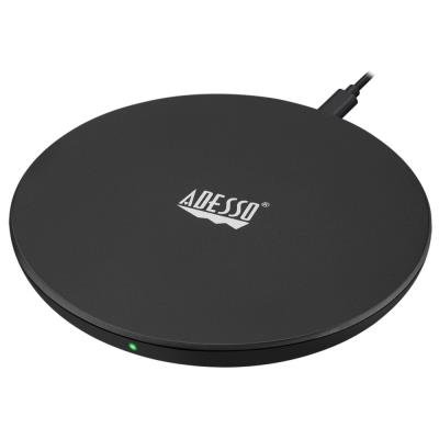 Adesso AUH-1010 10W Max Qi-Certified Disc-Style Wireless Charger