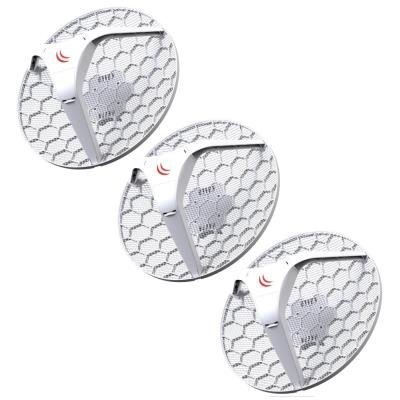 LHG 5 - outdoor client, antenna 24,5 dBi, 7°, 802.11a/n, L3 (5GHz) - 3 pack