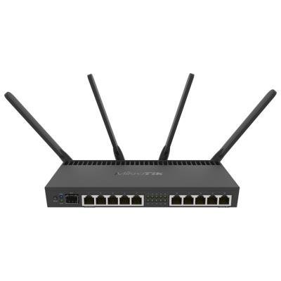 RB4011iGS+5HacQ2HnD, 4x 1,4 GHz, 10x Gigabit LAN, SFP+, 2,4, 5 GHz, 802.11ac, 4x4 MIMO L5