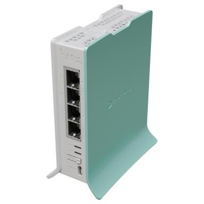 MikroTik hAP ax lite, 4x GLAN, 2.4 GHz, 802.11b/g/n/ax Wi-Fi 6, ROS 7, L4, PSU, indoor