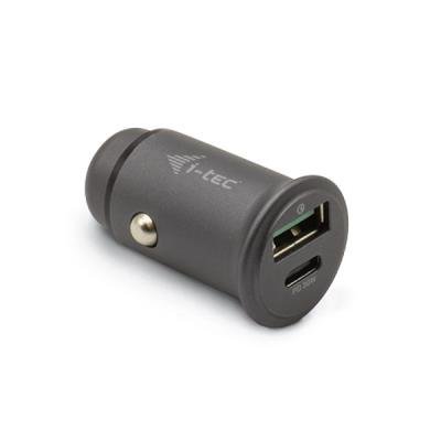 I-TEC Car Charger 1x USB-C PD, 1x USB QC 3.0 30W