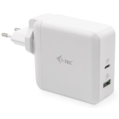 I-TEC USB-C 60W + USB-A 18W bílý