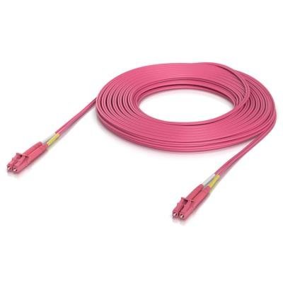 Ubiquiti OM4 Duplex LC UPC Fiber Patch Cable 15m - Multi-mode patch kabel, duplex LC, délka 15m