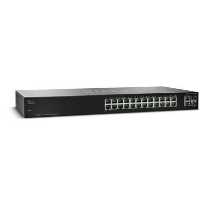 Cisco Switch SF112-24-EU  24x 10/100 + 2x 1G Combo, unmanaged, Lifetime