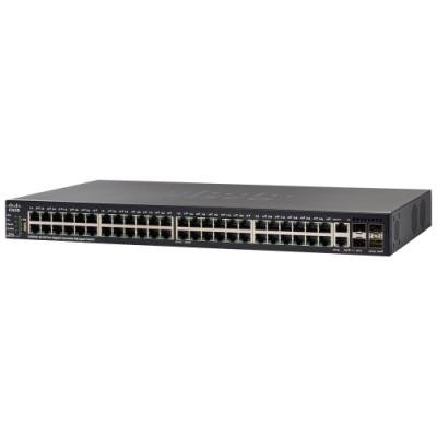 Cisco switch SG550X-48-K9-EU, 48x10G, 2x 10G SFP+, 2x 10GBase-T, stack, management
