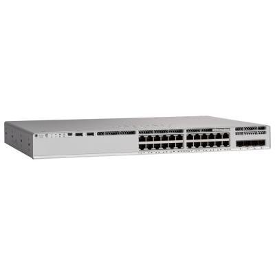 Cisco Catalyst C9200L-24P-4G-E 28x port Switch, 24x 10BASE-T/100BASE-TX/1000BASE-T, RJ-45, 4x Gigabit SFP