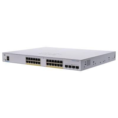 Cisco CBS350-24P-4X-EU 24-port GE Managed Switch, 24x GbE RJ-45, 4x 10G SFP+, PoE+ 195W