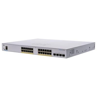 Cisco CBS250-24FP-4G-EU 24-port GE Smart Switch, 24x GbE RJ-45, 4x 1G SFP, PoE+ 370W