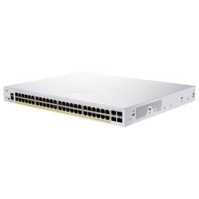 Cisco CBS250-48P-4X-EU 48-port GE Smart Switch, 48x GbE RJ-45, 4x 10G SFP+, PoE+ 370W