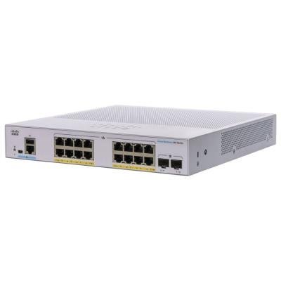 Cisco CBS350-16FP-2G-EU 16-port GE Managed Switch, 16x GbE RJ-45, 2x 1G SFP, PoE+ 240W