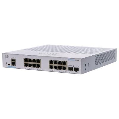 Cisco CBS350-16T-2G-EU 16-port GE Managed Switch, 16x GbE RJ-45, 2x 1G SFP