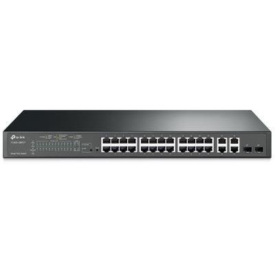 TP-Link TL-SL2428P - 24-Port 10/100Mbps + 4-Port Gigabit Smart PoE+ Switch